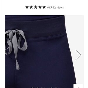 Navy Figs Livingston Tall Scrub Bottoms